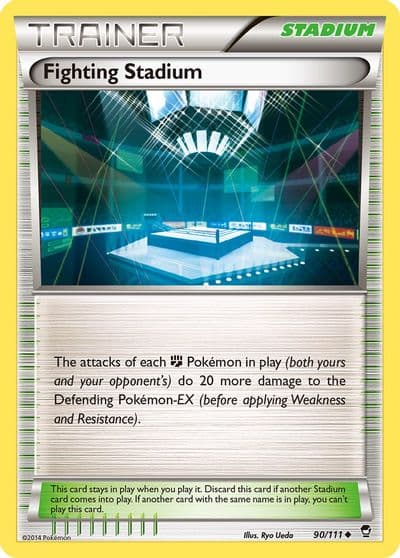 Fighting Stadium XY - Furious Fists Pokemon card