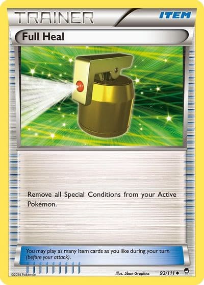 Full Heal XY - Furious Fists Pokemon card