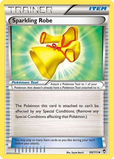 Sparkling Robe XY - Furious Fists Pokemon card