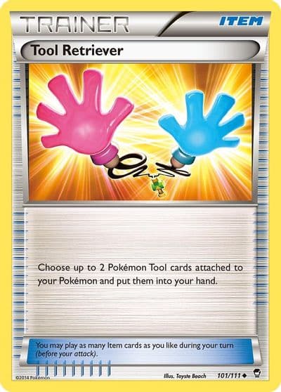 Tool Retriever XY - Furious Fists Pokemon card