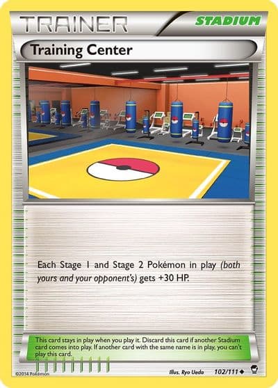 Training Center XY - Furious Fists Pokemon card