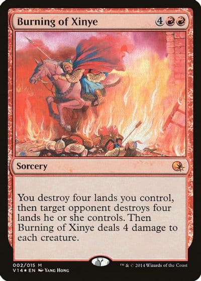 Burning of Xinye From the Vault: Annihilation Magic card