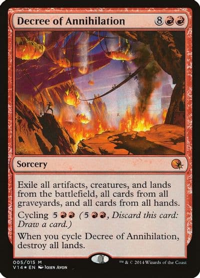 Decree of Annihilation From the Vault: Annihilation Magic card