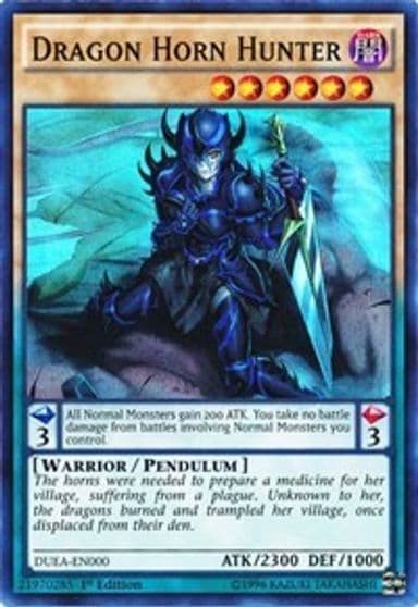 Dragon Horn Hunter Duelist Alliance Yu-Gi-Oh! card