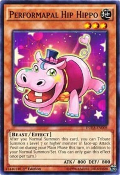 Performapal Hip Hippo Duelist Alliance Yu-Gi-Oh! card