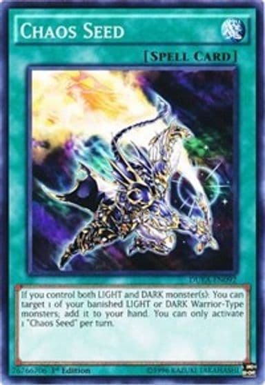 Chaos Seed Duelist Alliance Yu-Gi-Oh! card
