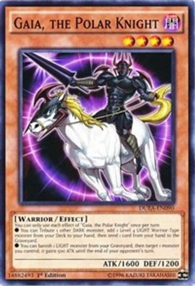 Gaia the Polar Knight Duelist Alliance Yu-Gi-Oh! card