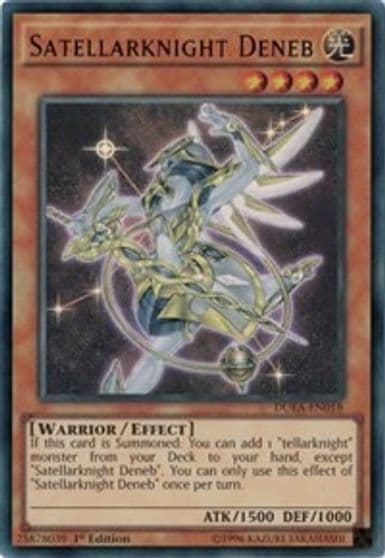 Satellarknight Deneb Duelist Alliance Yu-Gi-Oh! card