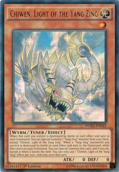 Chiwen Light of the Yang Zing Duelist Alliance Yu-Gi-Oh! card
