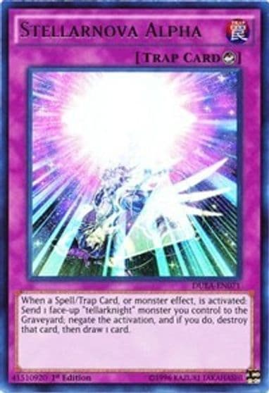 Stellarnova Alpha Duelist Alliance Yu-Gi-Oh! card