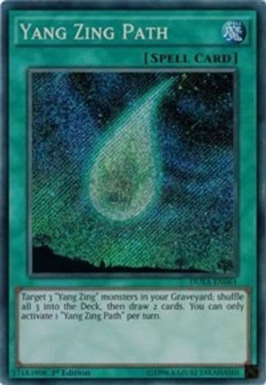 Yang Zing Path Duelist Alliance Yu-Gi-Oh! card