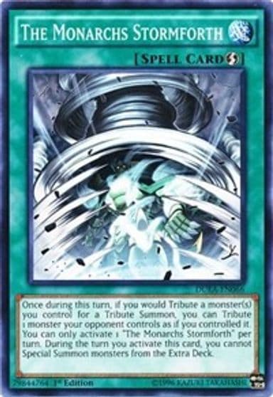 The Monarchs Stormforth Duelist Alliance Yu-Gi-Oh! card