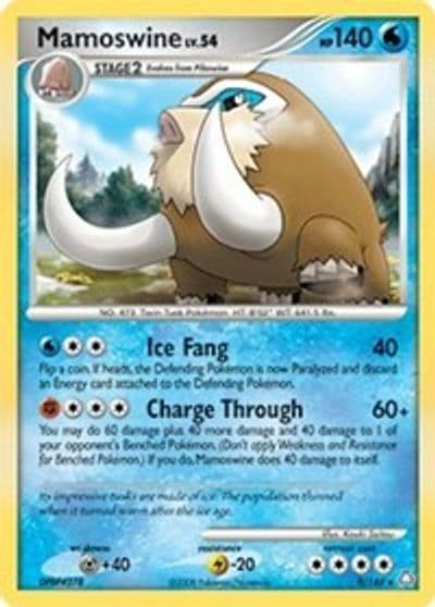 Mamoswine (DP Legends Awakened) Deck Exclusives Pokemon card