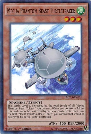 Mecha Phantom Beast Turtletracer 2014 Mega-Tins Mega Pack Yu-Gi-Oh! card