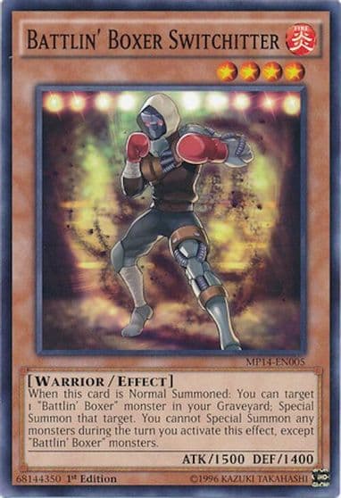 Battlin Boxer Switchitter 2014 Mega-Tins Mega Pack Yu-Gi-Oh! card
