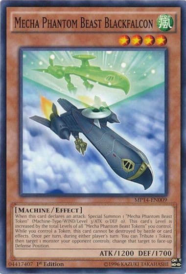 Mecha Phantom Beast Blackfalcon 2014 Mega-Tins Mega Pack Yu-Gi-Oh! card