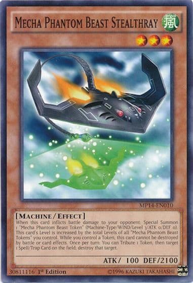 Mecha Phantom Beast Stealthray 2014 Mega-Tins Mega Pack Yu-Gi-Oh! card