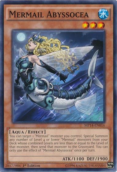 Mermail Abyssocea 2014 Mega-Tins Mega Pack Yu-Gi-Oh! card