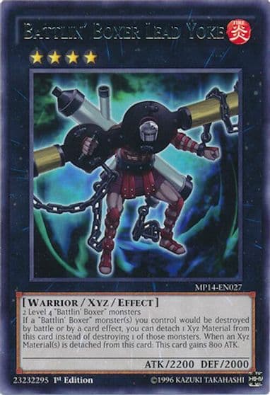 Battlin Boxer Lead Yoke 2014 Mega-Tins Mega Pack Yu-Gi-Oh! card