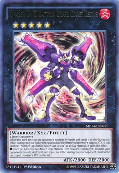 Number C105 Battlin Boxer Comet Cestus 2014 Mega-Tins Mega Pack Yu-Gi-Oh! card
