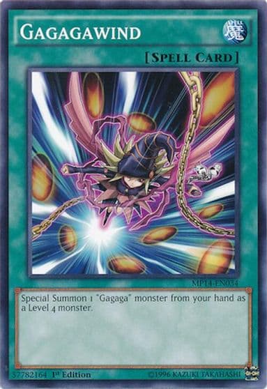 Gagagawind 2014 Mega-Tins Mega Pack Yu-Gi-Oh! card