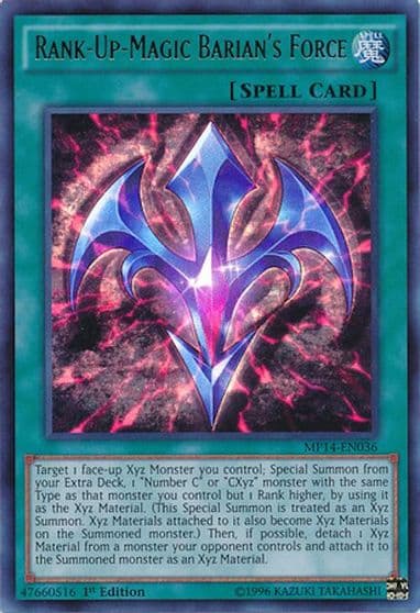 Rank Up Magic Barians Force 2014 Mega-Tins Mega Pack Yu-Gi-Oh! card