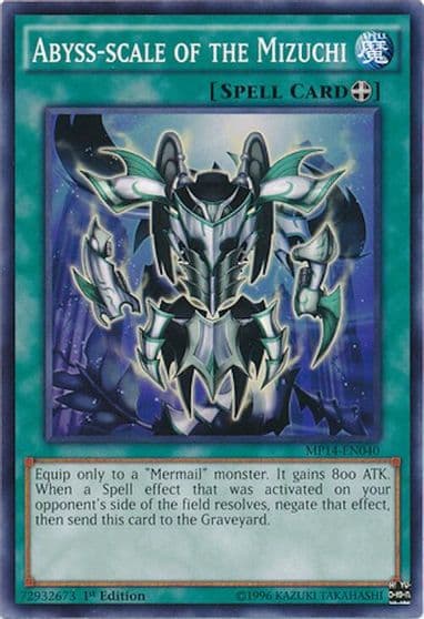 Abyss scale of the Mizuchi 2014 Mega-Tins Mega Pack Yu-Gi-Oh! card