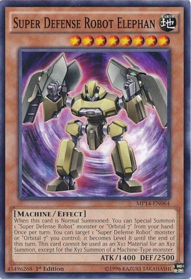 Super Defense Robot Elephan 2014 Mega-Tins Mega Pack Yu-Gi-Oh! card