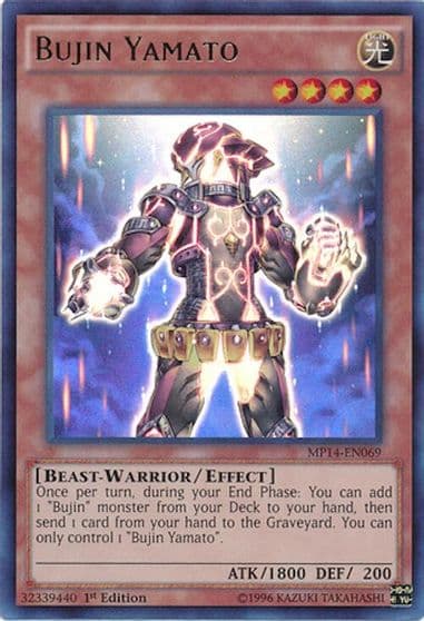 Bujin Yamato 2014 Mega-Tins Mega Pack Yu-Gi-Oh! card