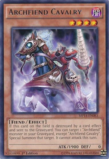 Archfiend Cavalry 2014 Mega-Tins Mega Pack Yu-Gi-Oh! card