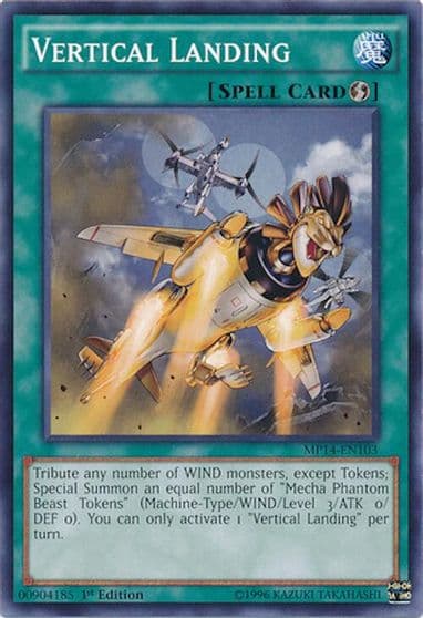 Vertical Landing 2014 Mega-Tins Mega Pack Yu-Gi-Oh! card