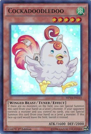 Cockadoodledoo 2014 Mega-Tins Mega Pack Yu-Gi-Oh! card