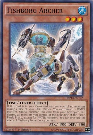 Fishborg Archer 2014 Mega-Tins Mega Pack Yu-Gi-Oh! card