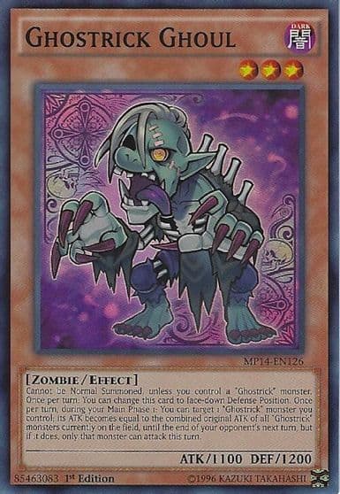 Ghostrick Ghoul 2014 Mega-Tins Mega Pack Yu-Gi-Oh! card
