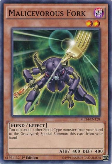 Malicevorous Fork 2014 Mega-Tins Mega Pack Yu-Gi-Oh! card