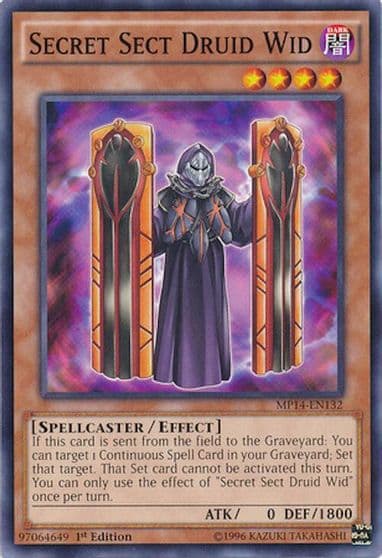 Secret Sect Druid Wid 2014 Mega-Tins Mega Pack Yu-Gi-Oh! card