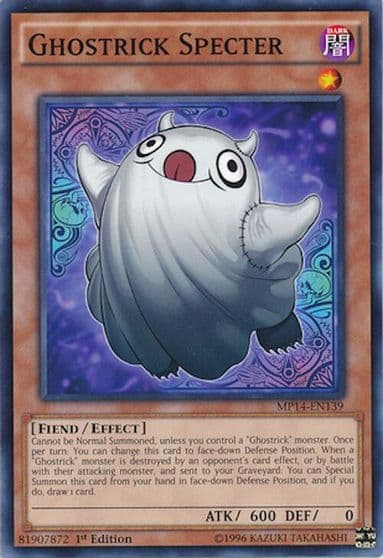 Ghostrick Specter 2014 Mega-Tins Mega Pack Yu-Gi-Oh! card