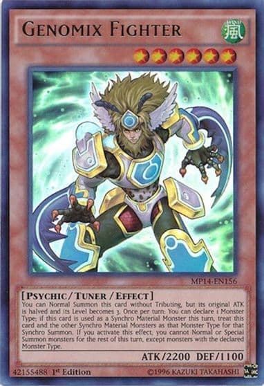Genomix Fighter 2014 Mega-Tins Mega Pack Yu-Gi-Oh! card