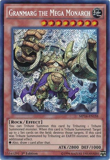 Granmarg the Mega Monarch 2014 Mega-Tins Mega Pack Yu-Gi-Oh! card