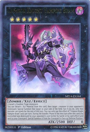 Crimson Knight Vampire Bram 2014 Mega-Tins Mega Pack Yu-Gi-Oh! card