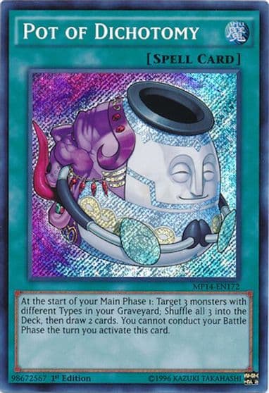 Pot of Dichotomy 2014 Mega-Tins Mega Pack Yu-Gi-Oh! card