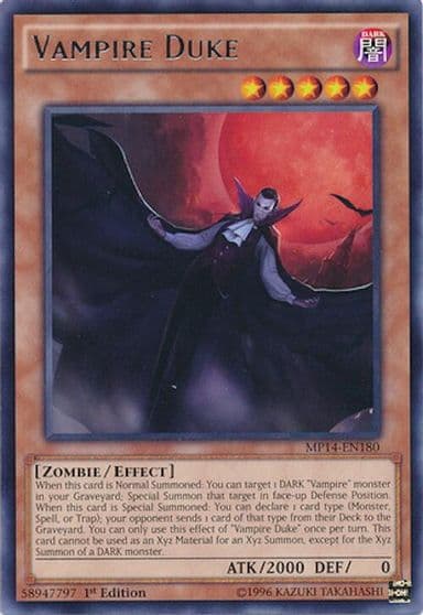 Vampire Duke 2014 Mega-Tins Mega Pack Yu-Gi-Oh! card
