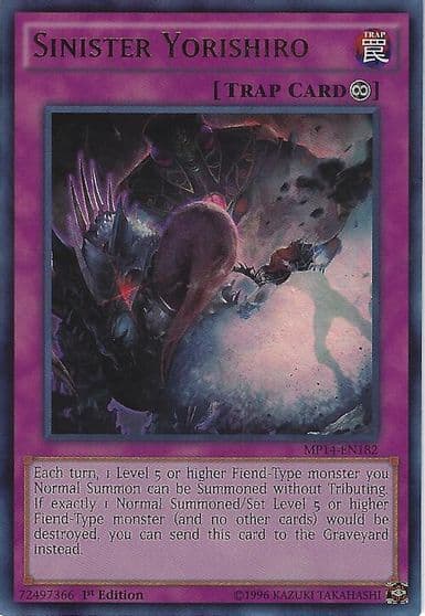 Sinister Yorishiro 2014 Mega-Tins Mega Pack Yu-Gi-Oh! card
