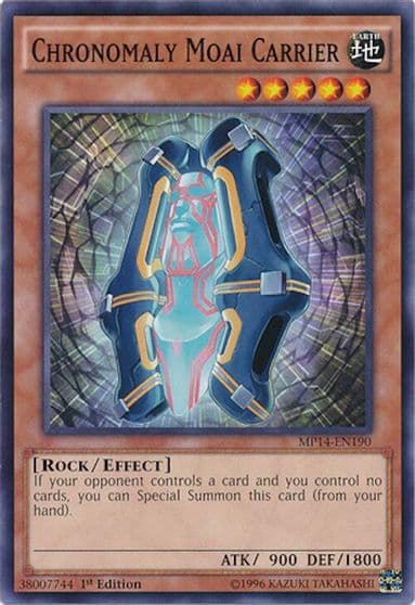 Chronomaly Moai Carrier 2014 Mega-Tins Mega Pack Yu-Gi-Oh! card