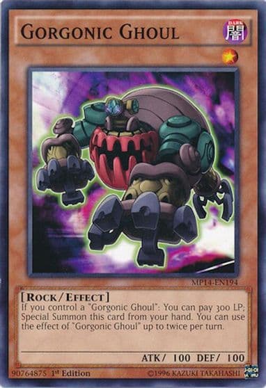 Gorgonic Ghoul 2014 Mega-Tins Mega Pack Yu-Gi-Oh! card