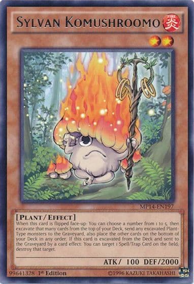 Sylvan Komushroomo 2014 Mega-Tins Mega Pack Yu-Gi-Oh! card