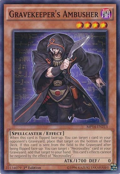 Gravekeepers Ambusher 2014 Mega-Tins Mega Pack Yu-Gi-Oh! card