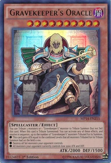 Gravekeepers Oracle 2014 Mega-Tins Mega Pack Yu-Gi-Oh! card