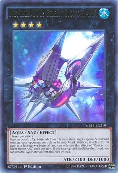 Number 101 Silent Honor ARK 2014 Mega-Tins Mega Pack Yu-Gi-Oh! card