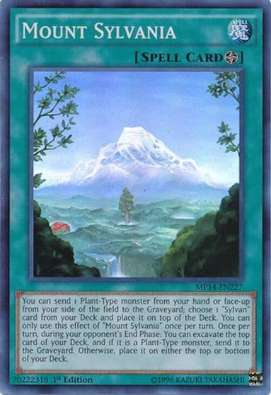 Mount Sylvania 2014 Mega-Tins Mega Pack Yu-Gi-Oh! card